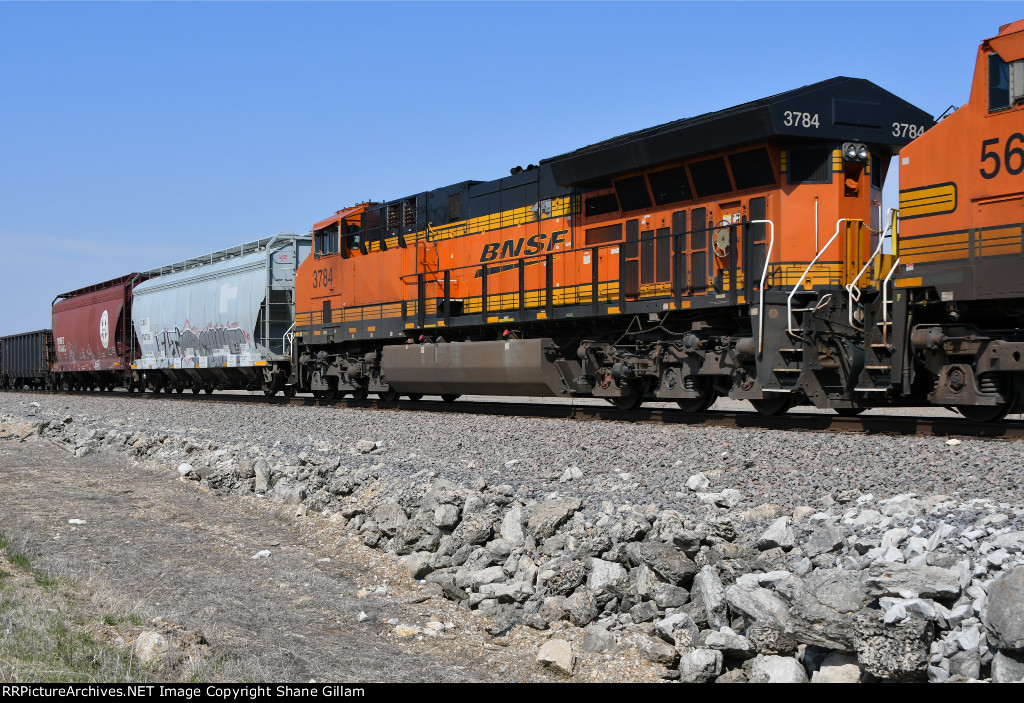 BNSF 3784 Roster shot.